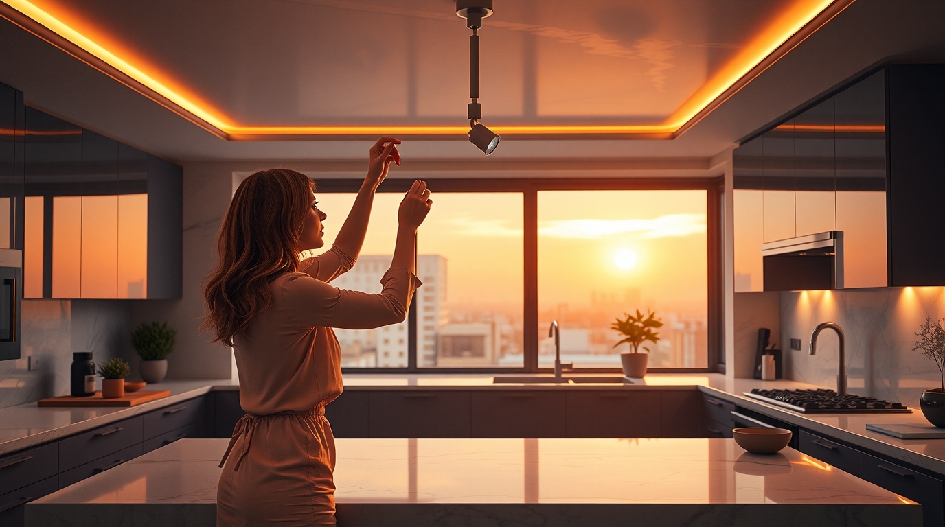 Эстетичный светильник в интерьере