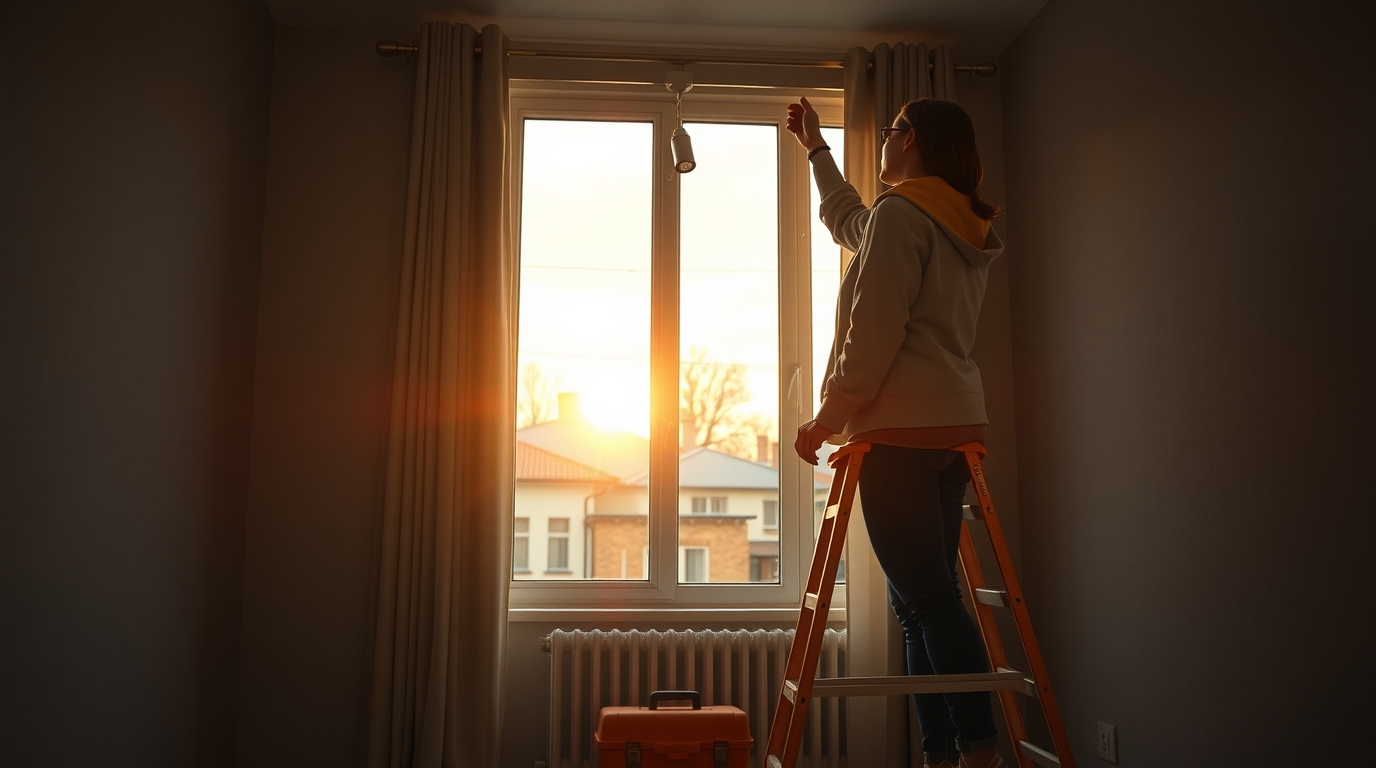 Компактный светильник на кухонном столе